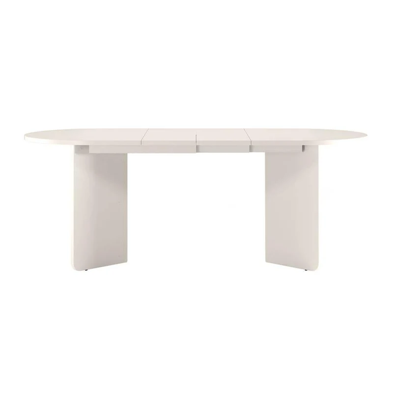 Tavolo estensibile MADERICK 140-200 cm, ovale, cashmere