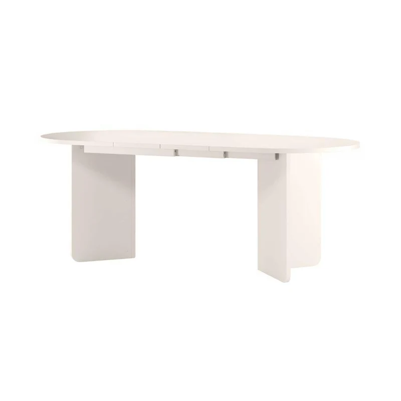 Tavolo estensibile MADERICK 140-200 cm, ovale, cashmere