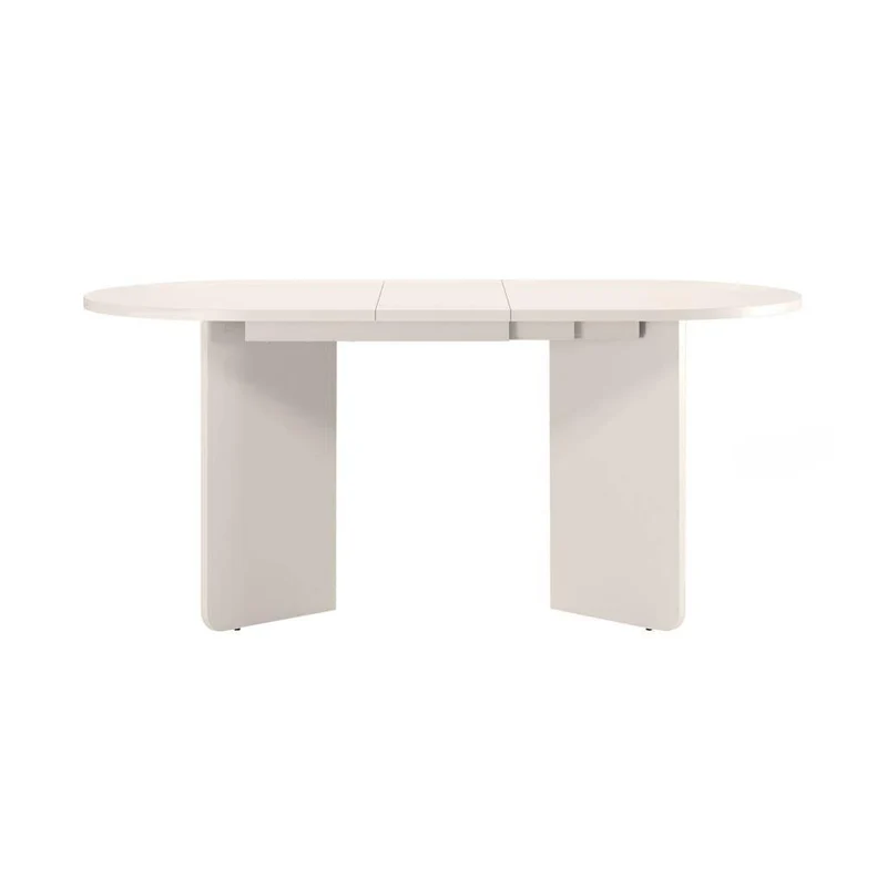 Tavolo estensibile MADERICK 140-200 cm, ovale, cashmere