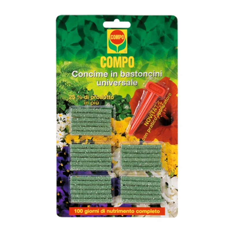 Concime in bastoncini universale Blister 30 bastoncini 0,3 kg Compo