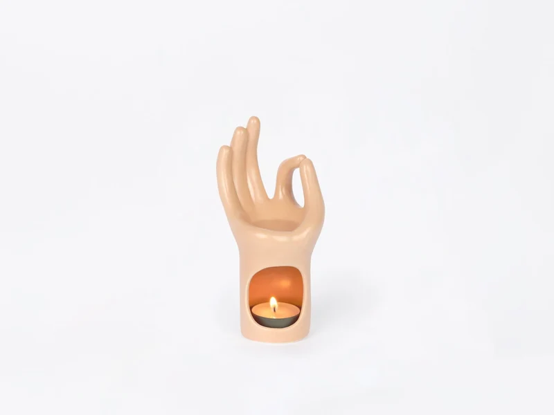 BRUCIATORE DI INCENSO/ESSENZE MEDITATION HAND