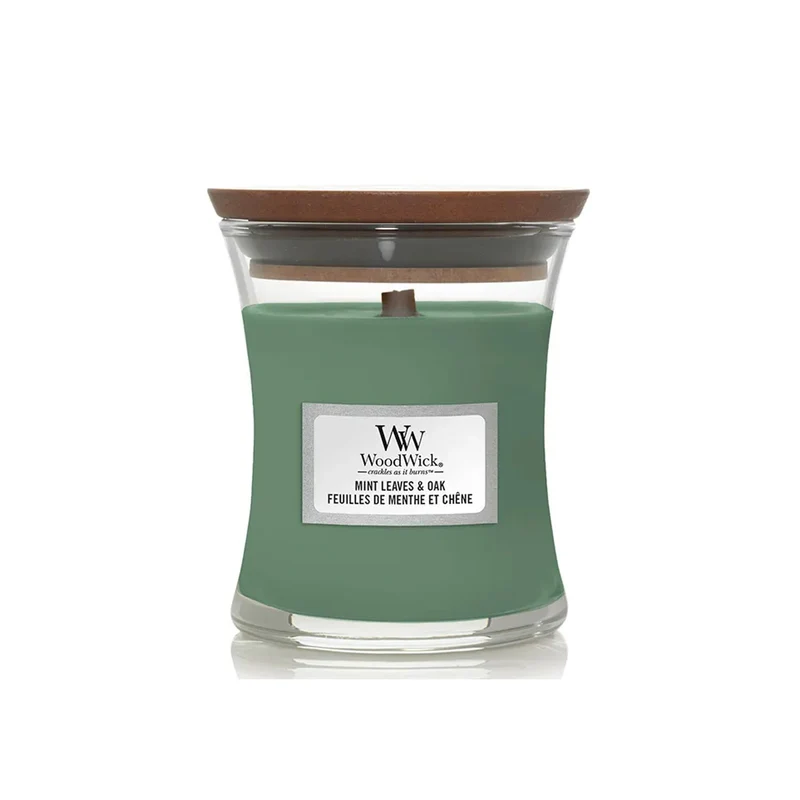 CANDELA CLESSIDRA PICCOLA MINI JAR MINT LEAVES & OAK