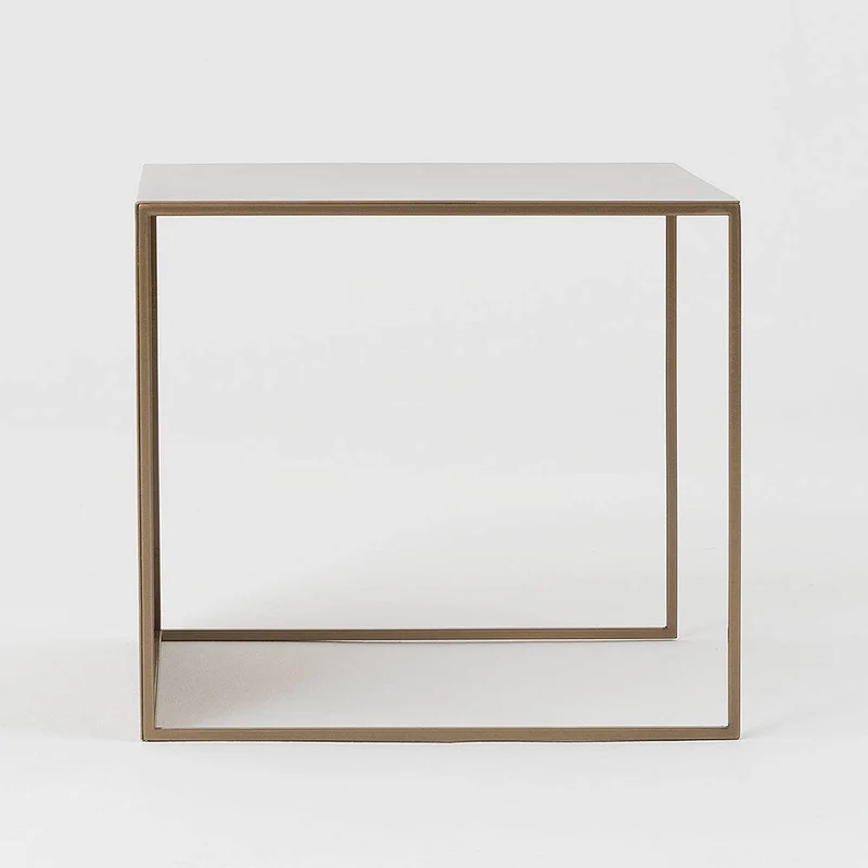 Tavolino 2WALL METAL 50, oro