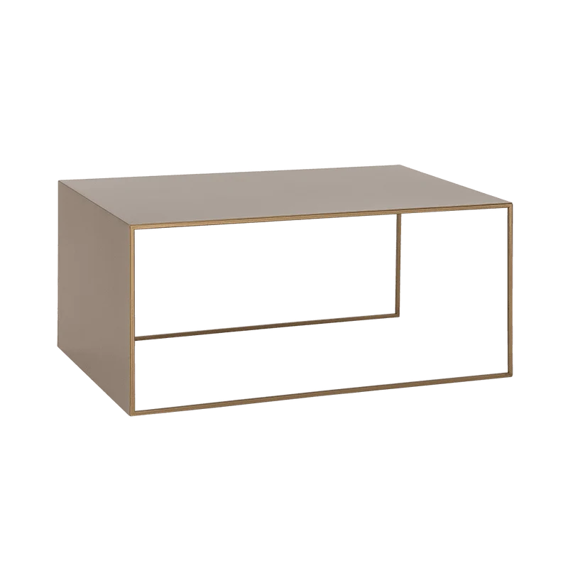 Tavolino 2WALL METAL 100x60, oro