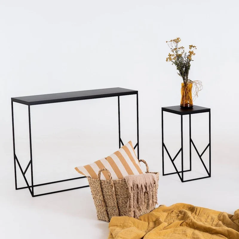 Tavolino laterale FANCY BASIC 30 - nero