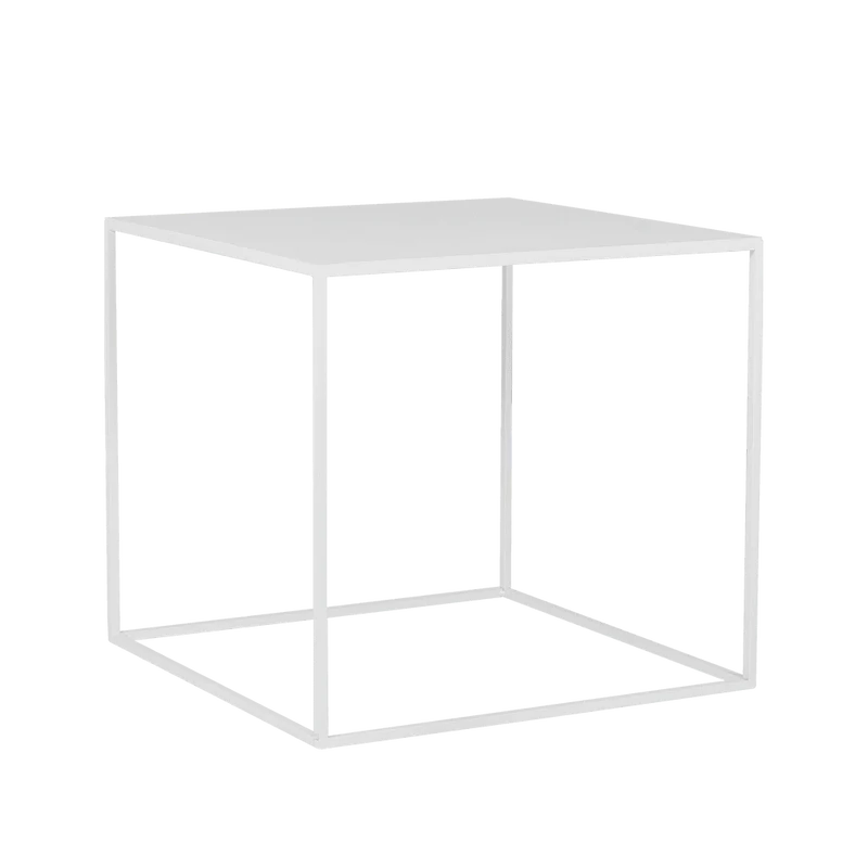 Tavolino Tensio Metal 50 Bianco
