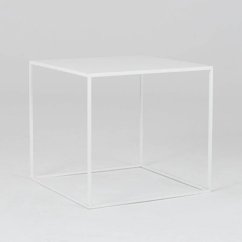 Tavolino Tensio Metal 50 Bianco