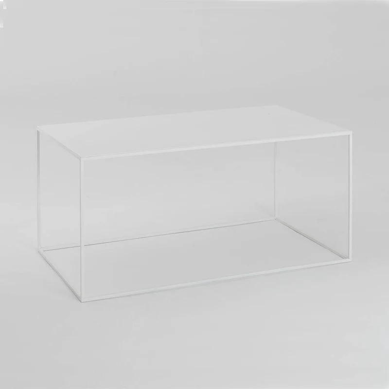 Tavolino TENSIO METAL 100x60, bianco