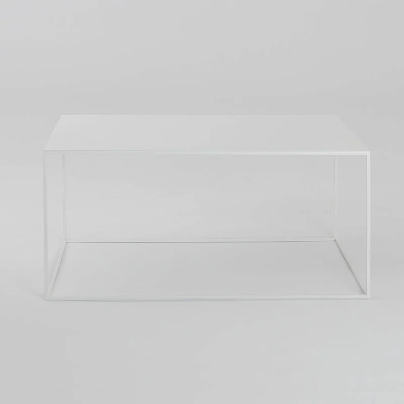 Tavolino TENSIO METAL 100x60, bianco