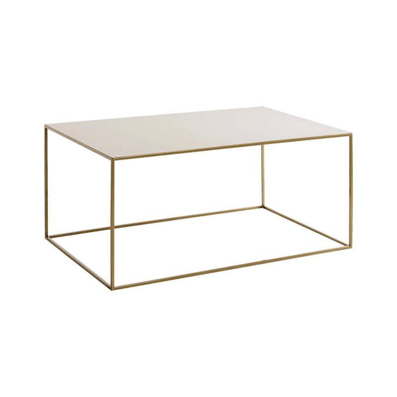 Tavolino TENSIO METAL 100x60, oro
