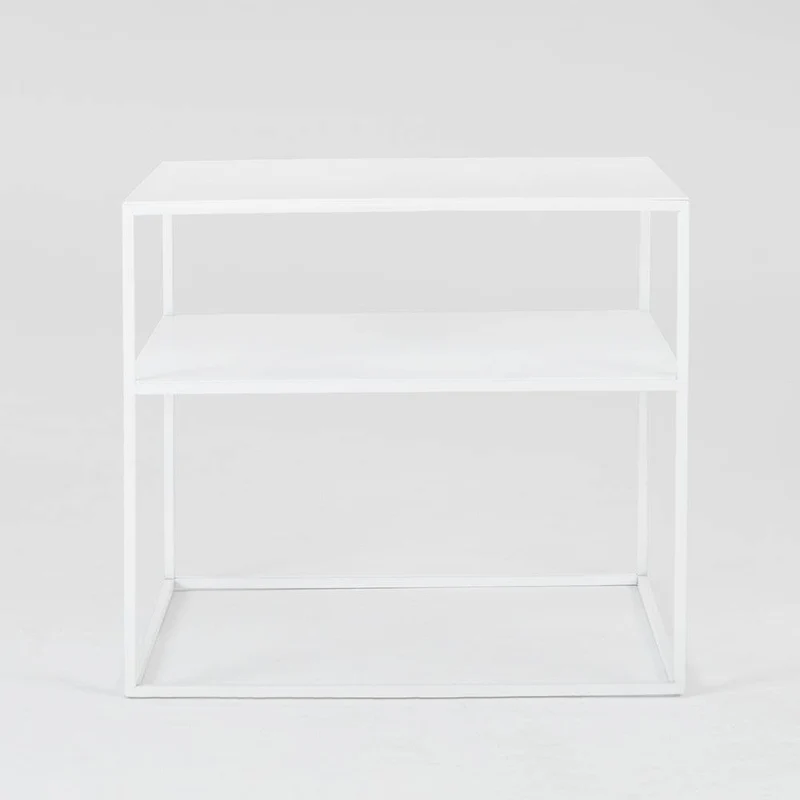 Tavolino da Caffè TENSIO 2 Floor Metal 50 - Bianco