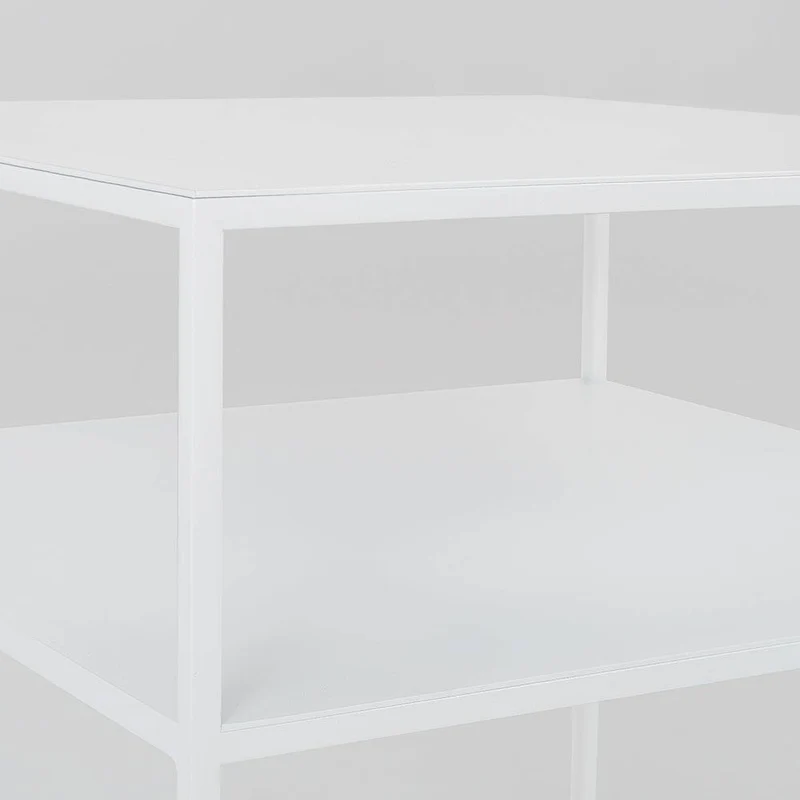 Tavolino da Caffè TENSIO 2 Floor Metal 50 - Bianco