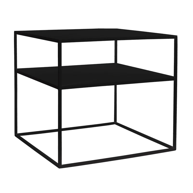 Tavolino Tensio 2 Floor Metal - nero