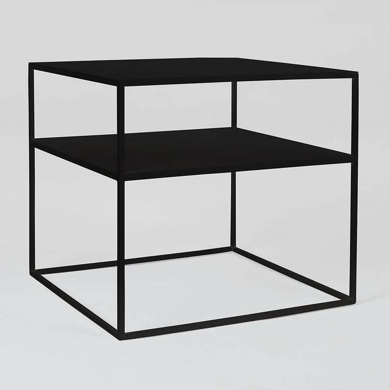 Tavolino Tensio 2 Floor Metal - nero