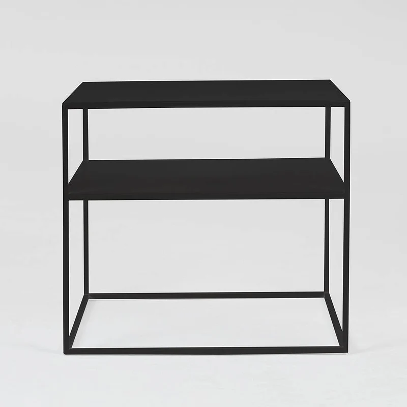 Tavolino Tensio 2 Floor Metal - nero