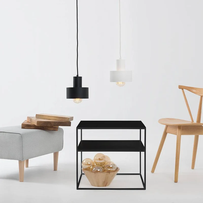 Tavolino Tensio 2 Floor Metal - nero