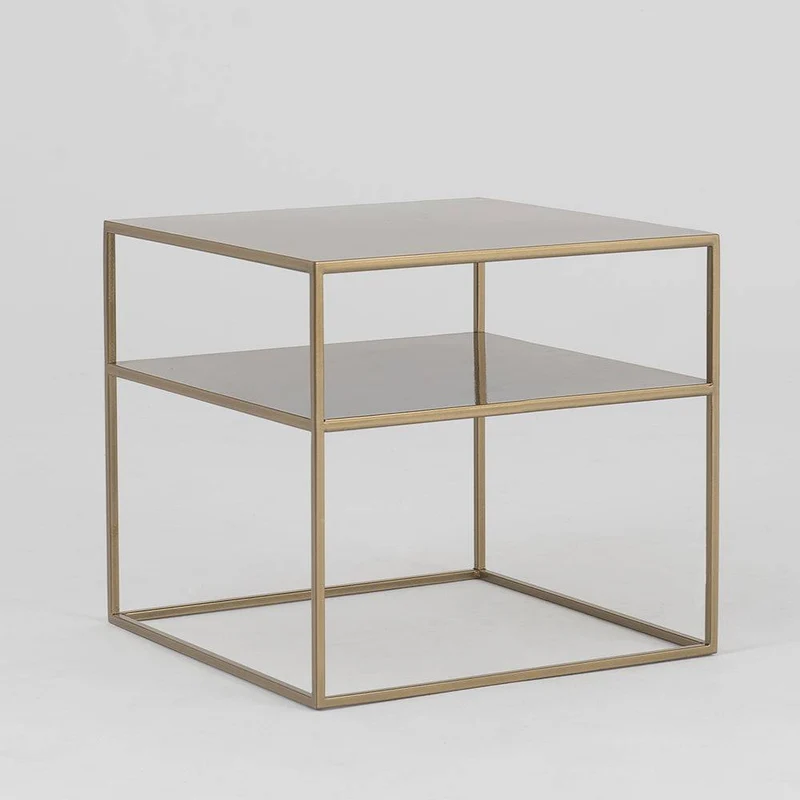 Tavolino Tensio 2 Floor Metal - oro