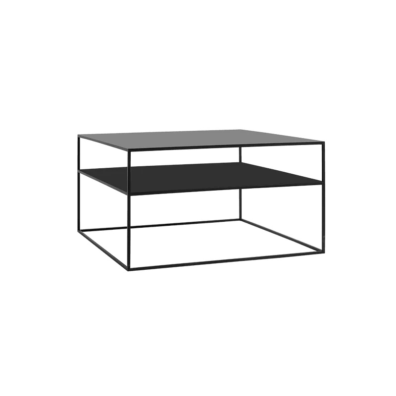 Tavolino Tensio 2 Floor Metal - nero