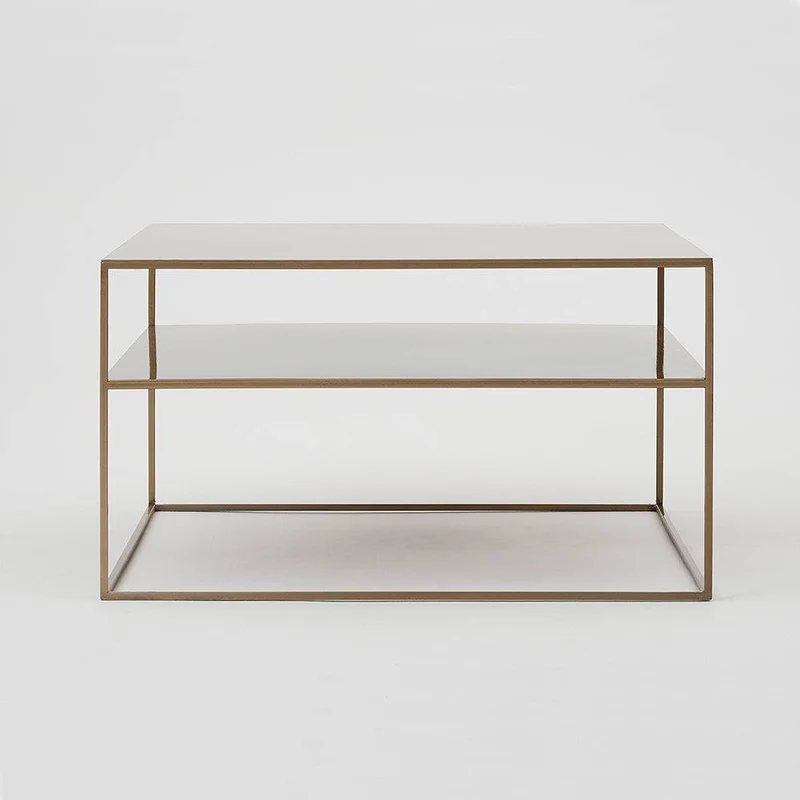 Tavolino Tensio 2 Floor Metal - oro