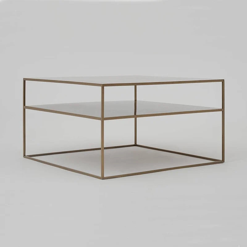 Tavolino Tensio 2 Floor Metal - oro