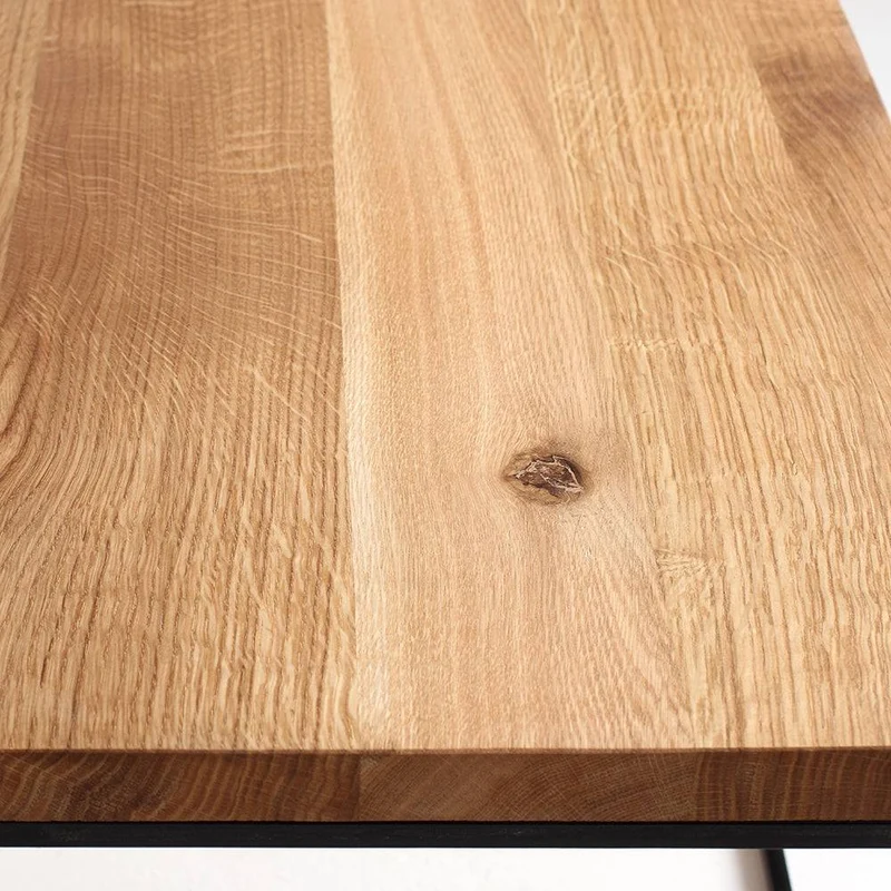 Tavolino Tensio Legno Massello 80 - Nero