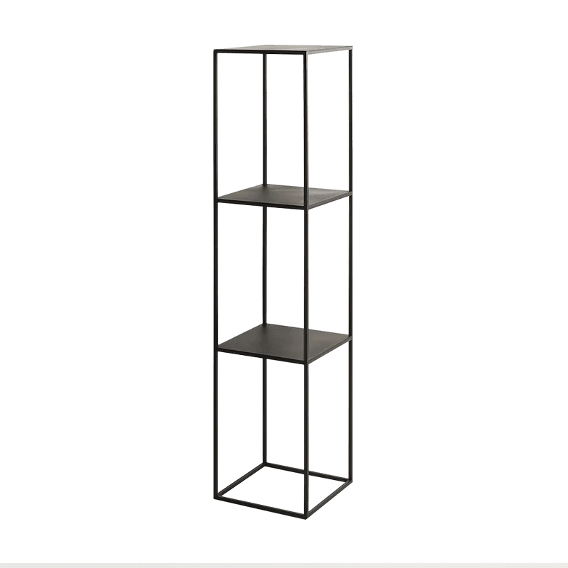 Libreria TENSIO PILLAR 3F 140x30, nero