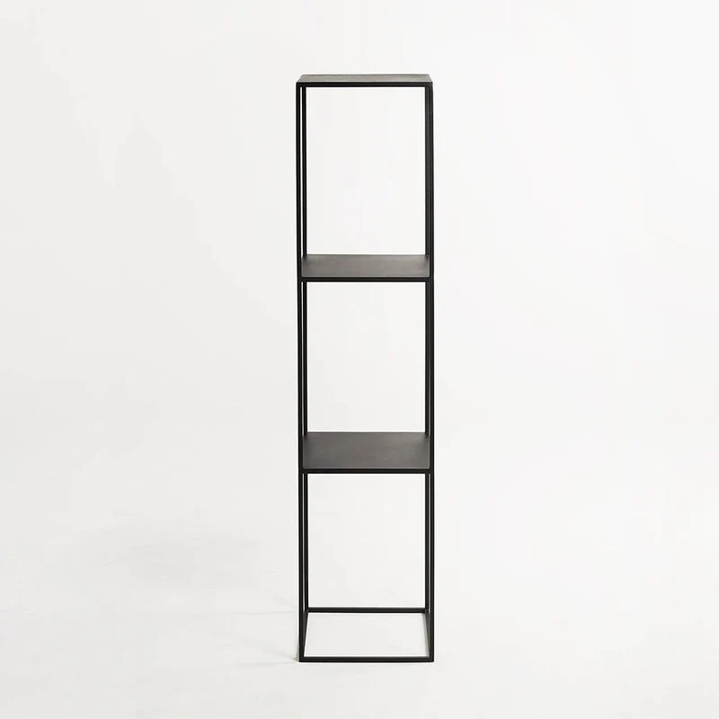 Libreria TENSIO PILLAR 3F 140x30, nero