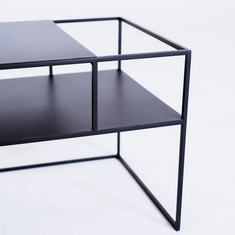 Tavolo RTV SENSO FLOWER METAL 170x45 P - nero