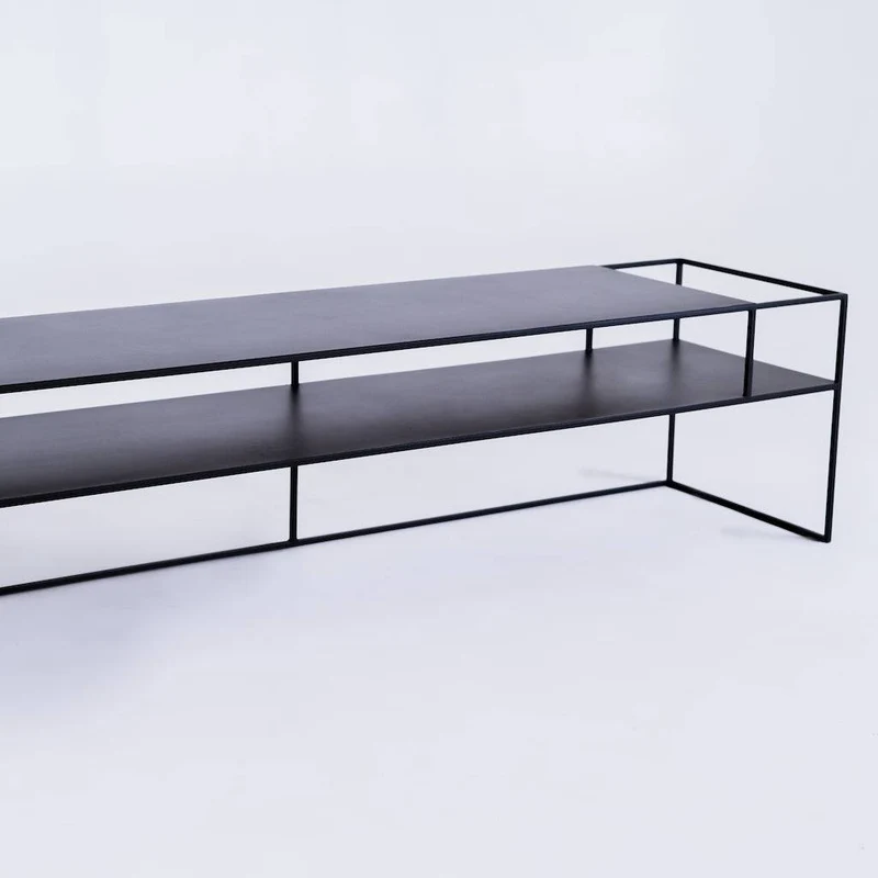 Tavolo RTV SENSO FLOWER METAL 170x45 P - nero