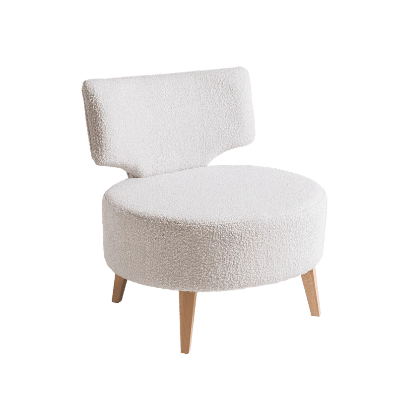 Poltrona FLIPPIN - boucle naturale