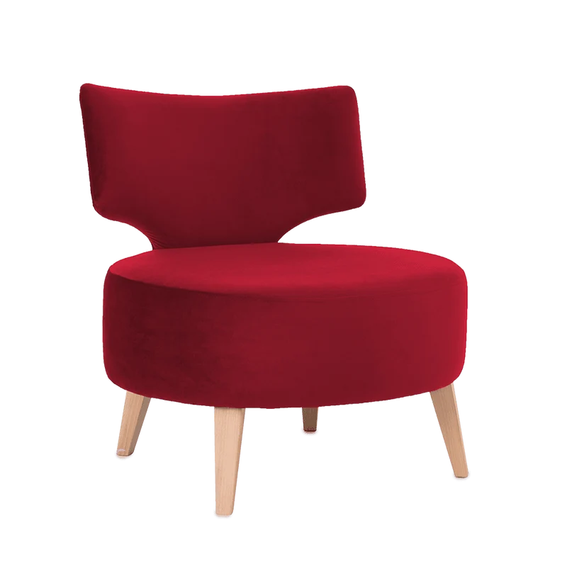Poltrona FLIPPIN - cranberry naturale