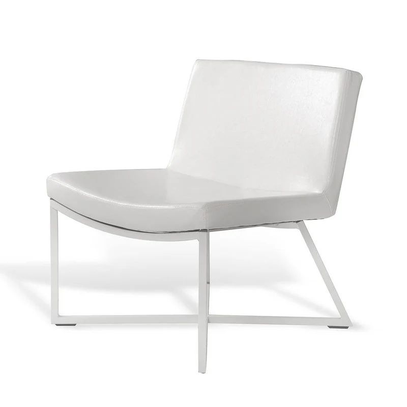 Poltrona ZERO - Ecopelle bianca