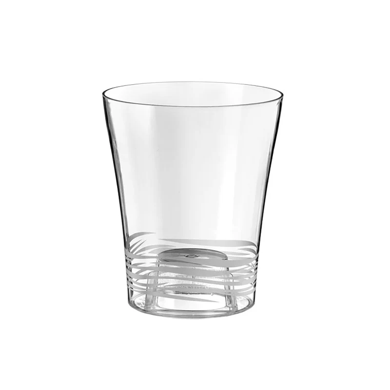 Vaso per Orchidea Indoor Tera con Drenaggio Acqua Clear Ø15,5 cm in Plastica Trasparente