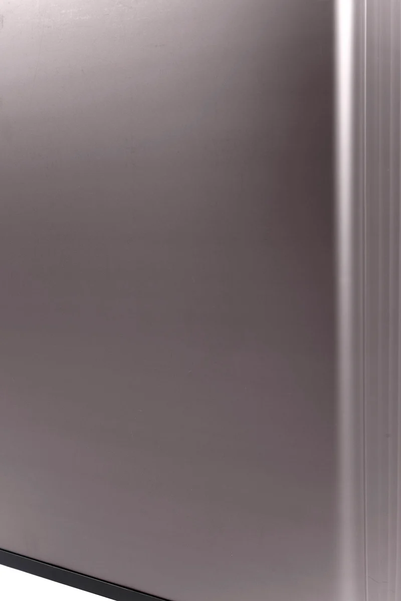 Pattumiera Alta 54L Interno Esterno Keter Verto Recycle 43,5x26,5x68,7 cm con Bordo Copri Sacco in Plastica Rosa Perla