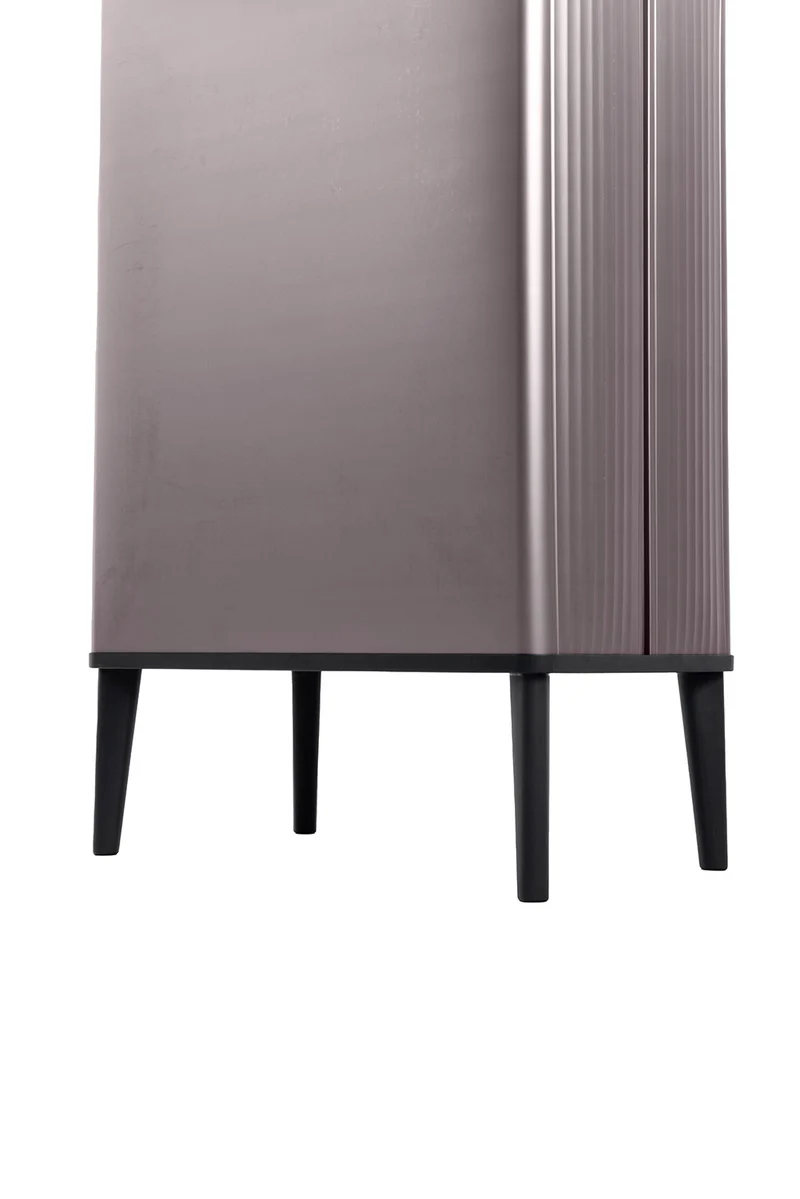 Pattumiera Alta 54L Keter Verto High 43,5x26,5x68,7 cm in Plastica Rosa Perla
