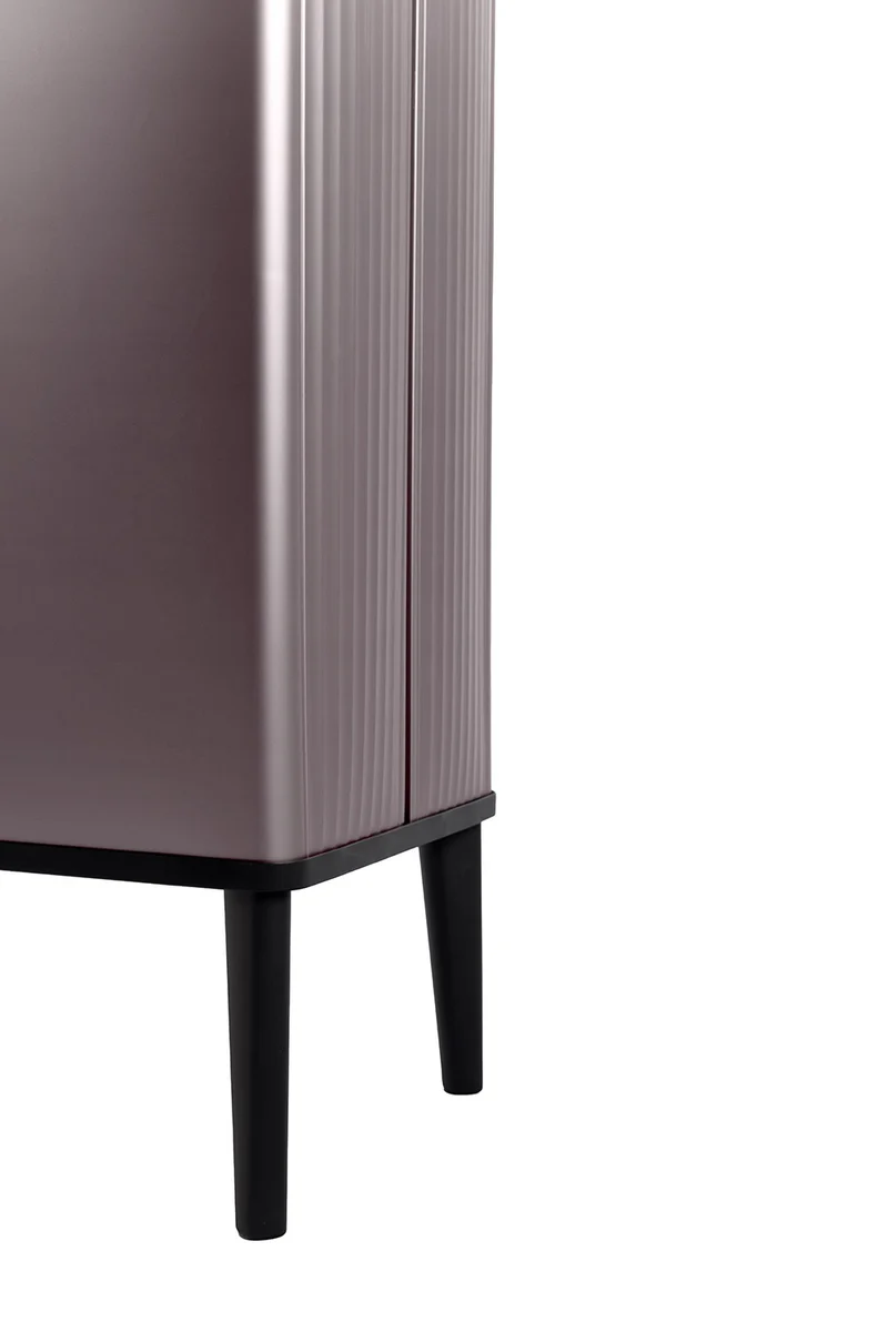 Pattumiera Alta 54L Keter Verto High 43,5x26,5x68,7 cm in Plastica Rosa Perla