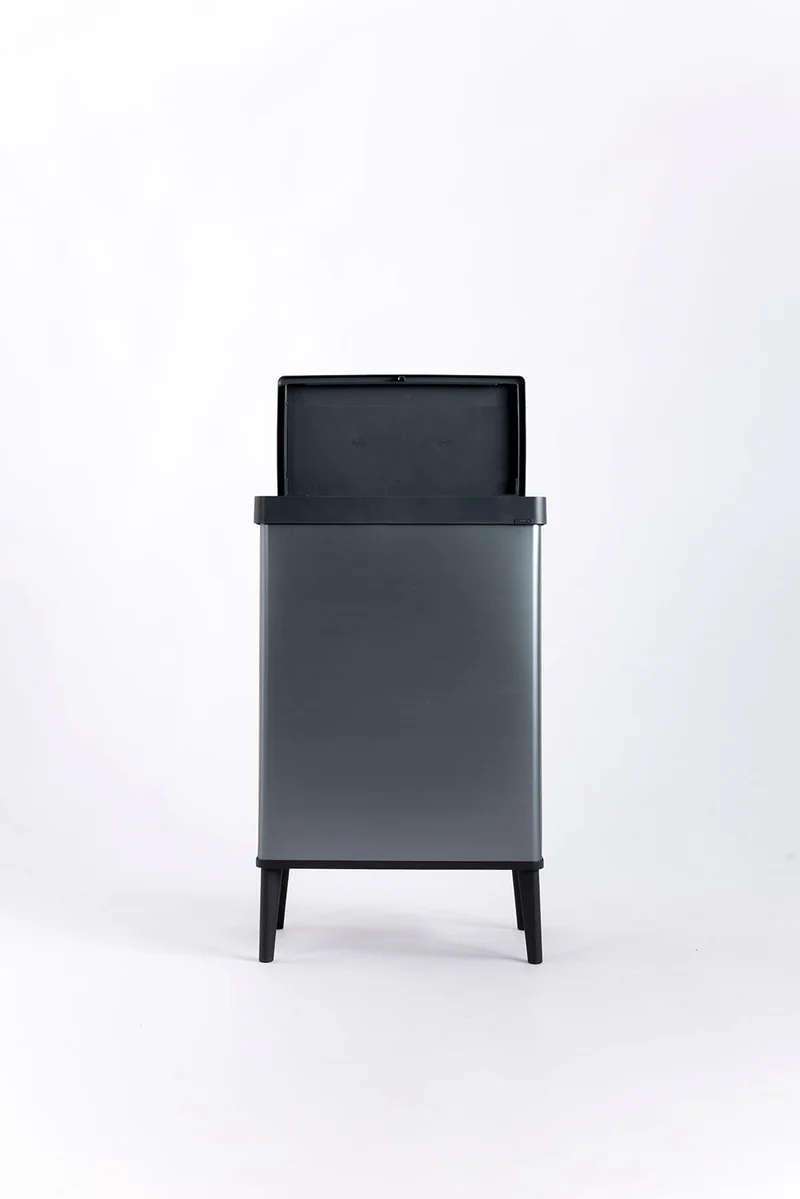 Pattumiera Alta 54L Keter Verto High 43,5x26,5x68,7 cm in Plastica Blu Perla