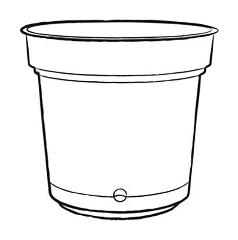 Vaso in Polipropilene con Riserva d'Acqua e Sottovaso Tulli Hydral Elements Bruno Varie Misure