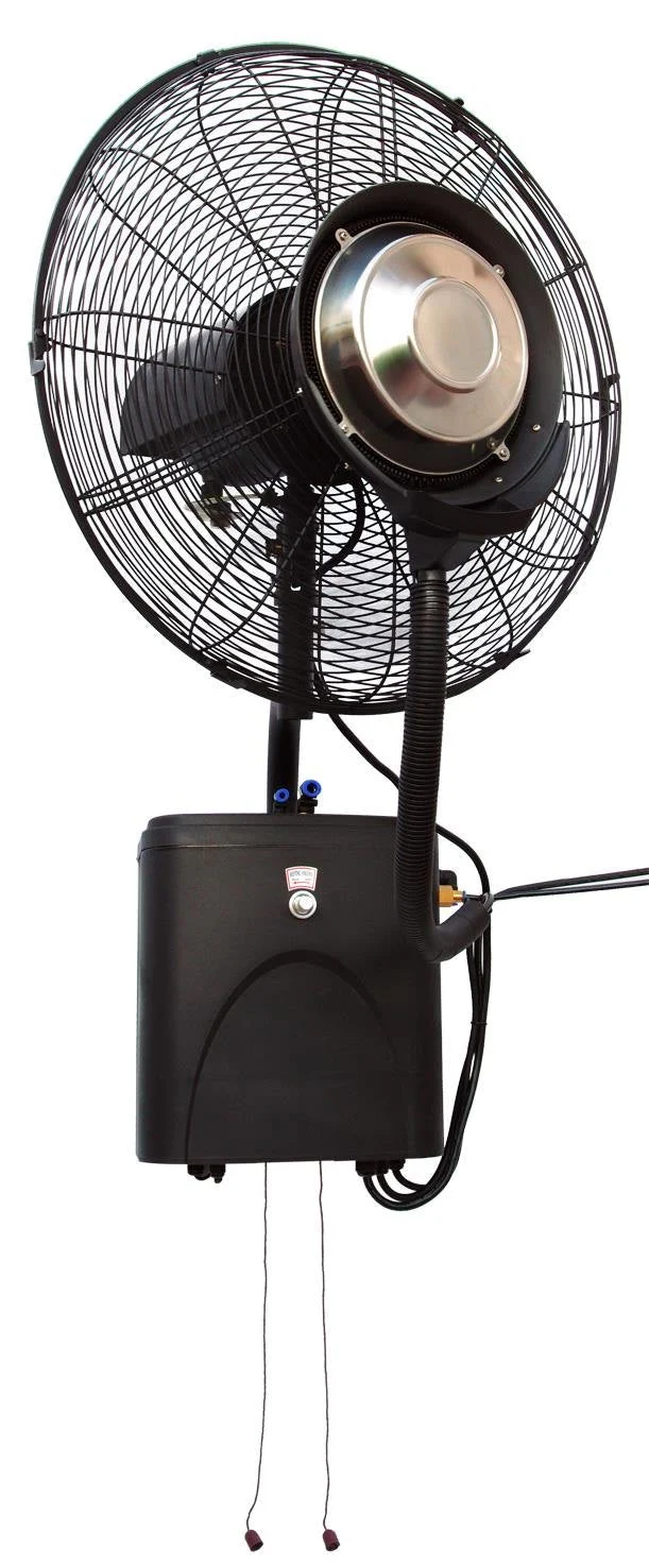 Ventilatore da Parete con Nebulizzatore ad Acqua Jessen o Fresh Nero