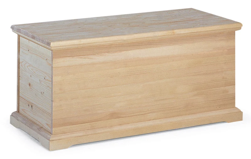 Cassapanca Baule in Legno 100x47x46 cm Venere