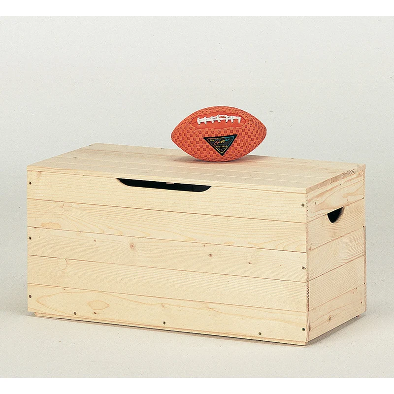 Cassapanca Baule in Legno Abete Grezzo 73x35x33cm Fumer Wendy