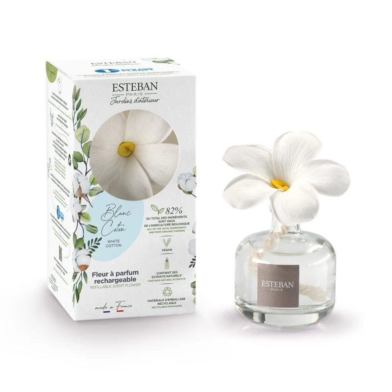DIFFUSORE FIORE PROFUMATO 75ML BLANC COTON JARDIN