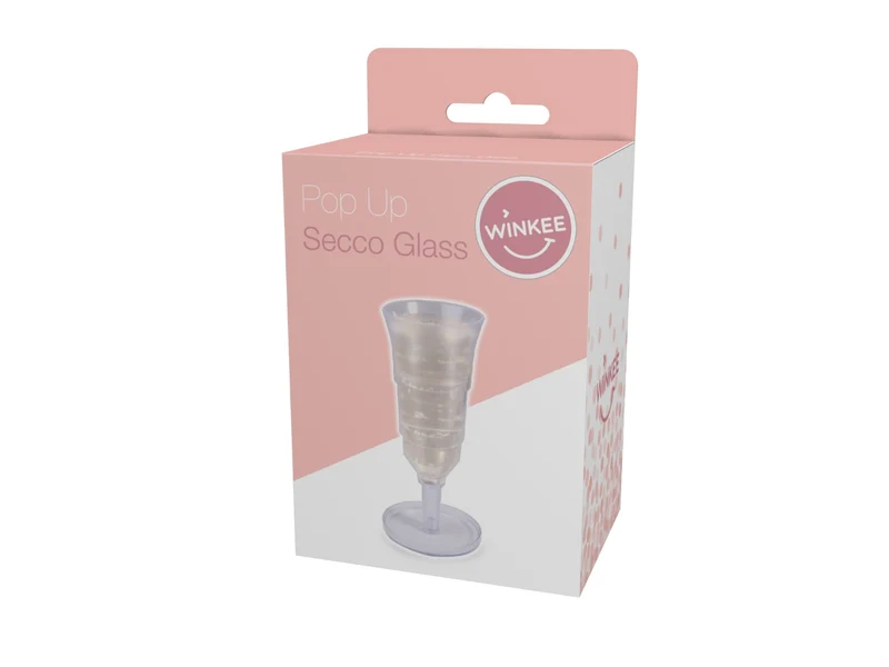 BICCHIERE PIEGHEVOLE POP-UP SECCO GLASS WINKEE