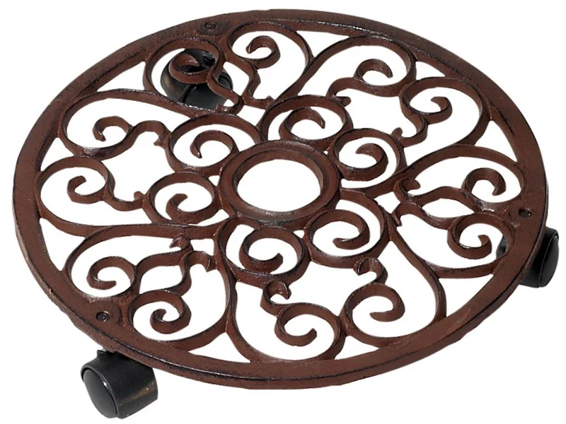 CARRELLO PORTA PIANTE IN GHISA DIAM. 29CM