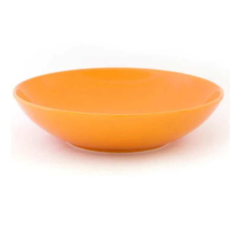 PIATTO FONDO D. 20,5 CM ARANCIO POSILLIPO KALEIDOS
