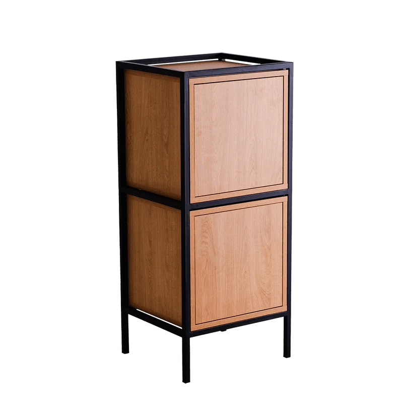Rack SKAP 1R2 Doppia Porta - Nero