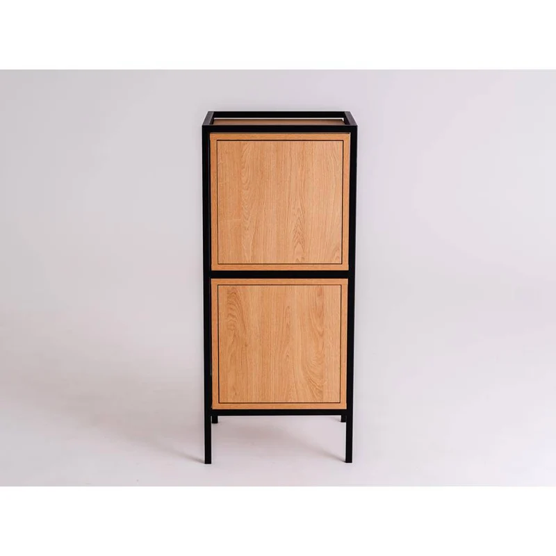 Rack SKAP 1R2 Doppia Porta - Nero