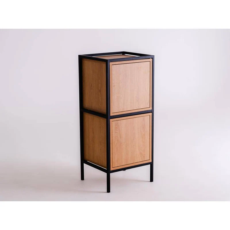 Rack SKAP 1R2 Doppia Porta - Nero