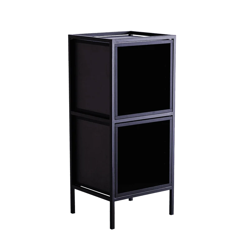 Rack SKAP Nero - 1 Ripiano 2 Box