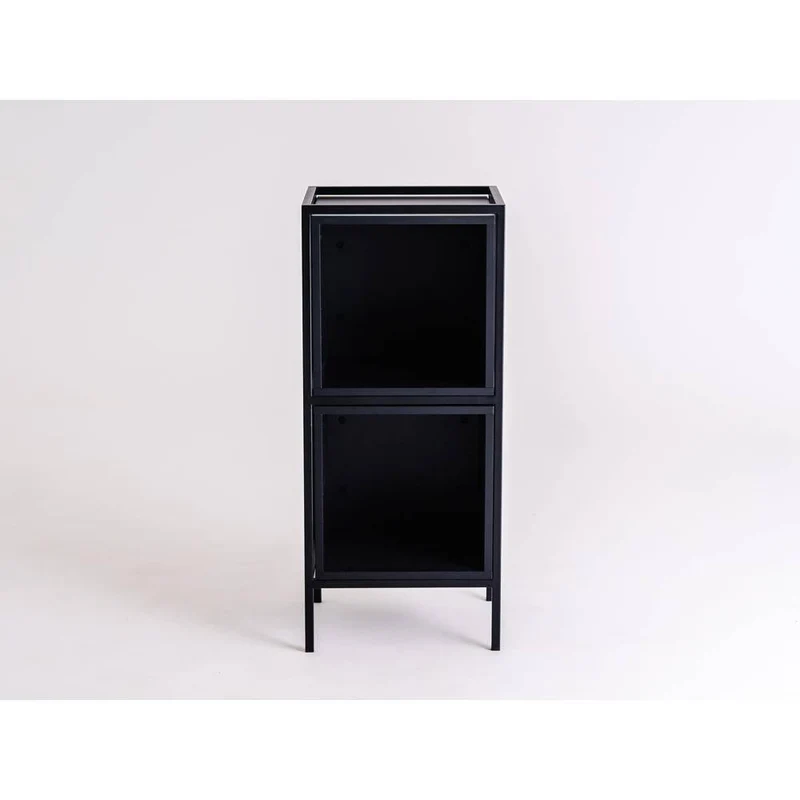 Rack SKAP Nero - 1 Ripiano 2 Box